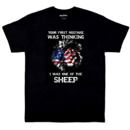 12 Bulk Your First Mistake Was Thinking Black Tshirt Xxl