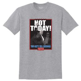6 Bulk "not Today - You Can't Kill Freedom" Sports Gray T-Shirts Xxl