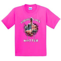 12 Bulk "garbage Lives Matter" T-Shirts - Pink M/l/xl
