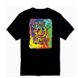 12 Bulk Have A Nice Dab Black Color Tshirt Plus Size
