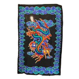 5 Bulk Fiery Sky Dragon Tapestries