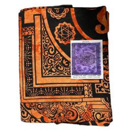 5 Bulk Ombr? Red Tie Dye Peace Sign Tapestries