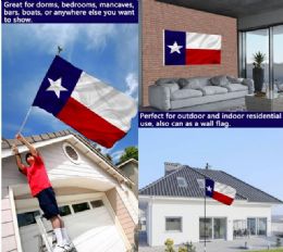 12 Bulk Texas State Flags - 3' X 5'