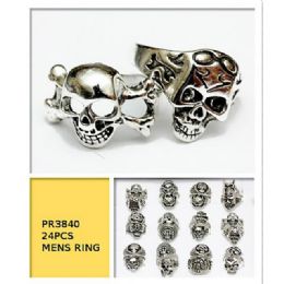 24 Bulk Casting Skull Ring