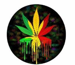 48 Bulk Car & Refrigerator Magnet Rastra Color Marijuana