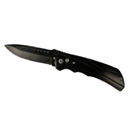 12 Bulk Heavy Duty Switchblade - Black