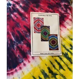 5 Bulk Multicolor Tie Dye Tapestries
