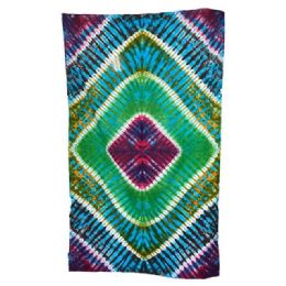 5 Bulk Diamond Multicolor Tie Dye Tapestries