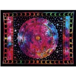 5 Bulk Tie Dye Rashi Zodiac Tapestries