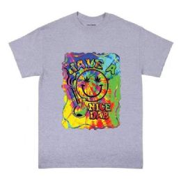 6 Bulk Have A Nice Dab Sports Gray Color T-Shirt Xxl