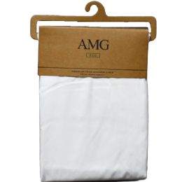 36 Bulk 70-inch x 72-inch White Shower Curtain