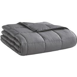 2 Bulk 60-inch x 80-inch 20lb Grey Full Size Weighted Blanket