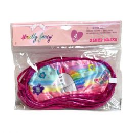 24 Bulk Strictly Fancy 4-piece Unicorn Sleep Mask