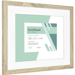 Bulk 6pk 11X14-inch Natural MATTED WOODGRAIN FRAME