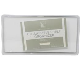 12 Bulk Collaspible Shelf Doubler With Grey Tpr 14.25x7.48x7.01"