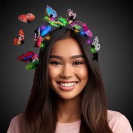 36 Bulk Led Butterfly Headband