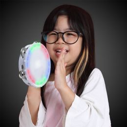 36 Bulk Led White Tambourine