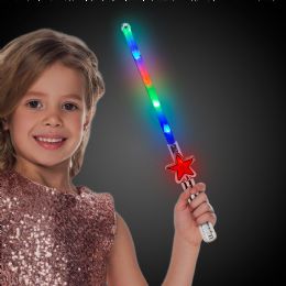 36 Bulk Led MultI-Color Star Wand