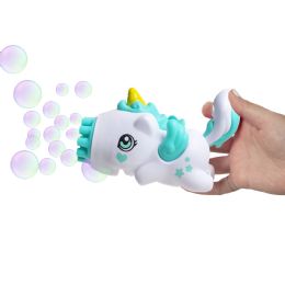 36 Bulk Blue Unicorn Bubble Blaster