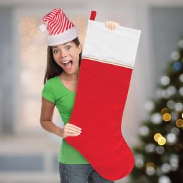 36 Bulk Jumbo Felt 34-inch Christmas Stocking