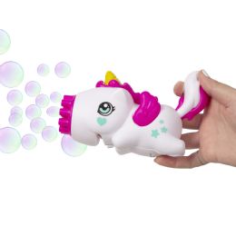 36 Bulk Pink Unicorn Bubble Blaster