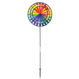 36 Bulk Rainbow Triple Wind Spinner