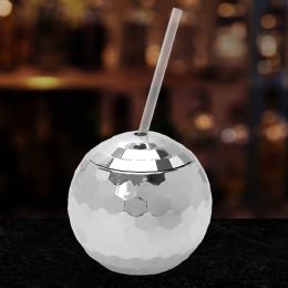 36 Bulk Disco Ball Cup With Straw