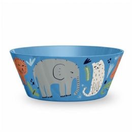12 Bulk 6-inch Kids Tapered Bowl - Jungle Animals Print