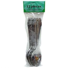 20 Bulk 12 Count Stainless Steel Dinner Spoon Set