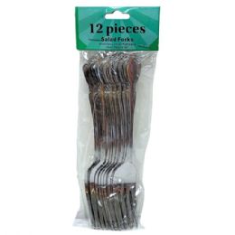 20 Bulk 12 Pack Stainless Steel Salad Fork Set