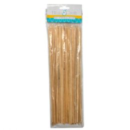 36 Bulk 80 Count 12 inch Bamboo Skewers In Zip Storage Bag