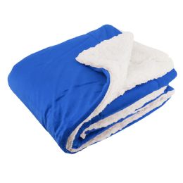 10 Bulk Royal Micro Mink Sherpa Blanket 50 X 60 in