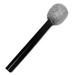 120 Bulk Silver Glitter Microphones 10in