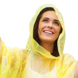96 Bulk Economy Rain Ponchos 52in X 80in 12's
