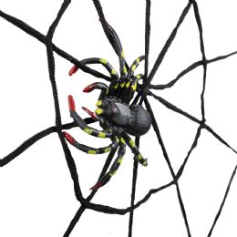 35 Bulk Spider Web With Spider (5-Foot Nylon)
