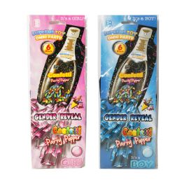 216 Bulk Gender Reveal Confetti Poppers Retail Counter Display 72 Per Display