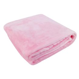 40 Bulk Baby Pink Mink Touch Luxury Baby Blanket 30 X 40 in