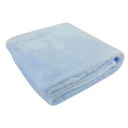 40 Bulk Baby Blue Mink Touch Luxury Baby Blanket 30 X 40 in