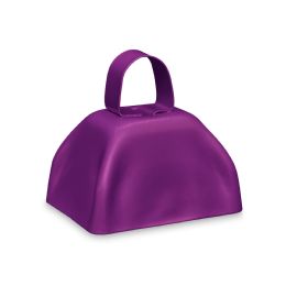 48 Bulk Purple Metal Cowbells