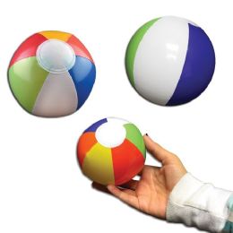 72 Bulk Inflatable 6 Inch Beach Balls 