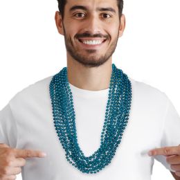 360 Bulk Teal 7mm Bead Necklaces