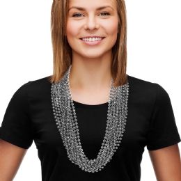 360 Bulk Silver 7mm Bead Necklaces