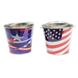 168 Bulk Patriotic Buckets 