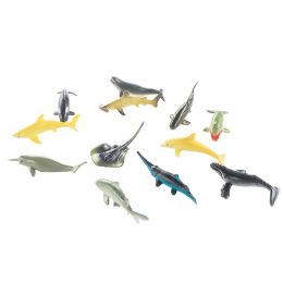 528 Bulk Whale and Shark Toy Figures