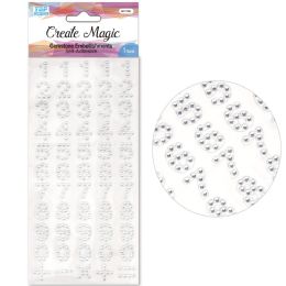 24 Bulk Rhinestone Stickers