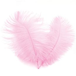 12 Bulk Ostrich Feather Pink 22-24"