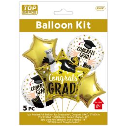 24 Bulk 5pc Foil Balloon Set