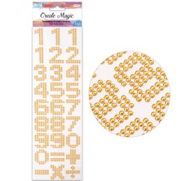 24 Bulk Rhinestone Sticker gd