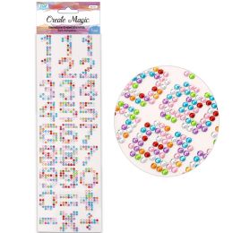 24 Bulk Rhinestone Stickers