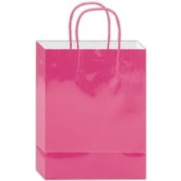 48 Bulk Gift Bag 13x10.5x5.5-inch/l H.pink Glossy